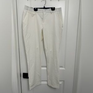 NWT Under Armour Golf Pants Size 14 White